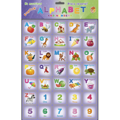 Магнітний набір букв "Alphabet" 1168ATS англійська абетка