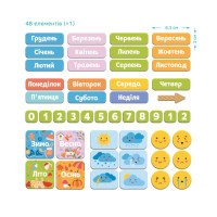 Магнітний календар "Мій Dodo календар" 200291 48 магнітів