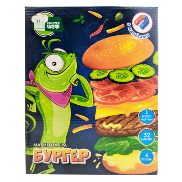 Дитяча магнітна гра "Бургер" VT2310-06 укр. мовою