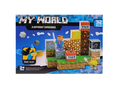 Дитячий магнітний конструктор "MINECRAFT" SX32 32 деталі
