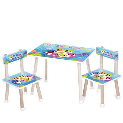 Дитячий столик M 501-20 стільниця 60 х 40 см 2 стільчики