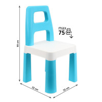 Дитячий стілець "Kids Chair" 9710TXK блакитний до 75 кг Дитячий стілець "Kids Chair" 9710TXK блакитний до 75 кг