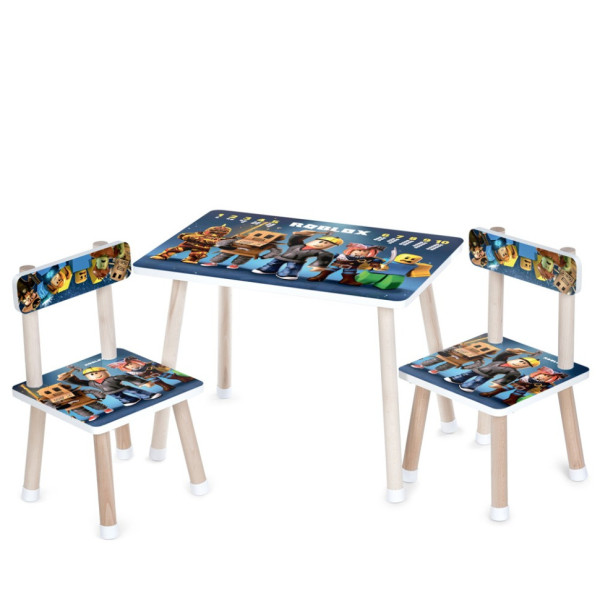 Дитячий столик M 501-23 стільниця 60 х 40 см 2 стільчики