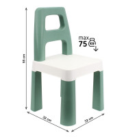Дитячий стілець "Kids Chair" 0181TXK зелений до 75 кг Дитячий стілець "Kids Chair" 0181TXK зелений до 75 кг