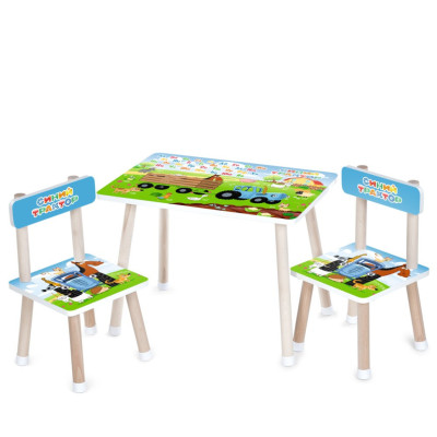 Дитячий столик M 501-22 стільниця 60 х 40 см 2 стільчики
