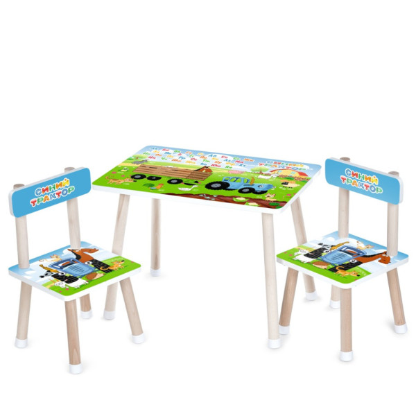 Дитячий столик M 501-22 стільниця 60 х 40 см 2 стільчики