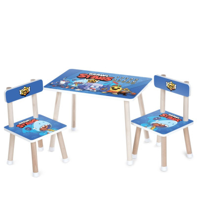 Дитячий столик M 501-24 стільниця 60 х 40 см 2 стільчики