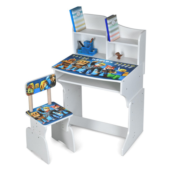 Дитяча парта M 904-6 висота 3 положення зі стільчиком Дитяча парта M 904-6 висота 3 положення зі стільчиком