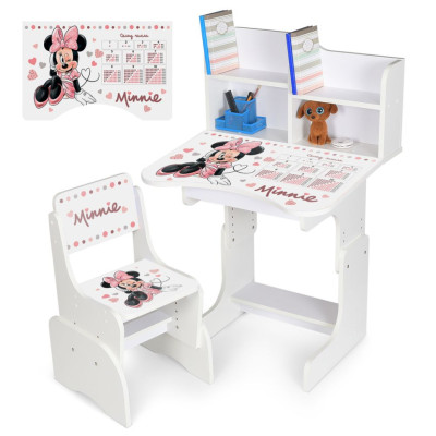 Дитяча Парта "MINNIE MOUSE" N 2071-21-1 дерево зі стільчиком