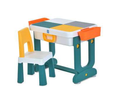 Дитячий столик M 6175 ігрове поле для конструктора