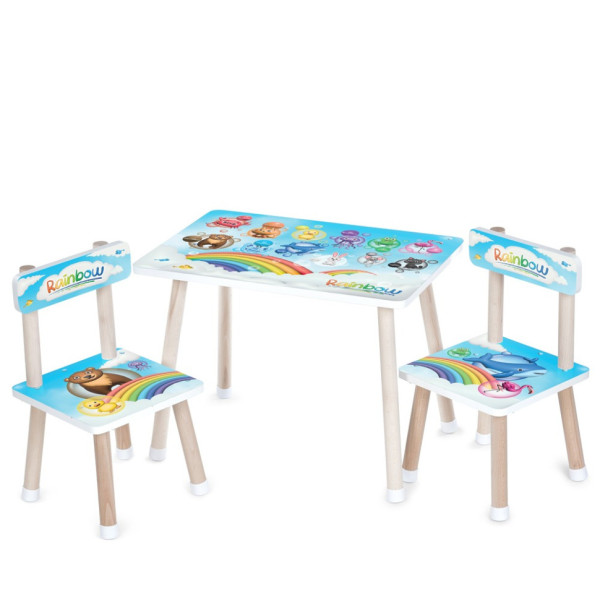 Дитячий Столик M 501-2 стільниця 60 х 40 см, 2 стільчики Дитячий Столик M 501-2 стільниця 60 х 40 см, 2 стільчики