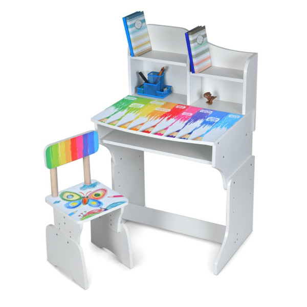 Дитяча парта M 904-8 висота 3 положення зі стільчиком