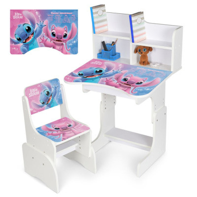 Дитяча Парта "Lilo and Stitch" N 2071-23-1 дерево зі стільчиком