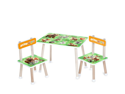 Дитячий Столик M 501-3 стільниця 60 х 40 см 2 стільчики