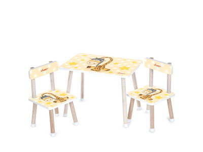 Дитячий столик M 501-17 стільниця 60 х 40 см 2 стільчики Дитячий столик M 501-17 стільниця 60 х 40 см 2 стільчики