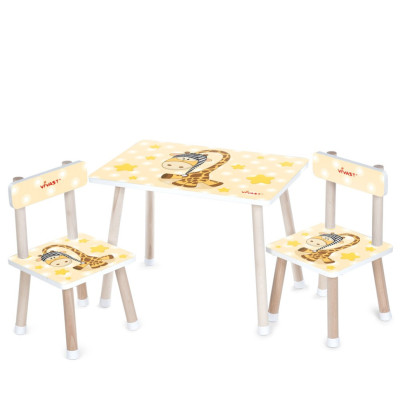 Дитячий столик M 501-17 стільниця 60 х 40 см, 2 стільчики