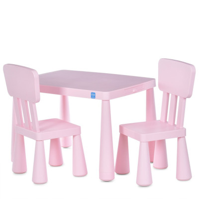 Дитячий столик M 6176-8 стільниця 765х545 см 2 стільчики