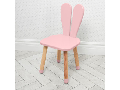 Дитячий стільчик "Зайчик" 04-2R рожевий