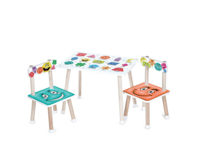 Дитячий Столик M 501-4 стільниця 60 х 40 см 2 стільчики