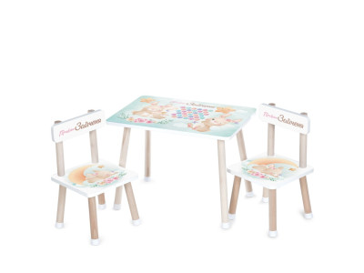 Дитячий Столик M 501-12 стільниця 60 х 40 см 2 стільчики