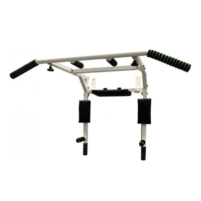 Турнік-бруси настінний Iron 4 в 1 з мякими ручками білий NE-TR-4W