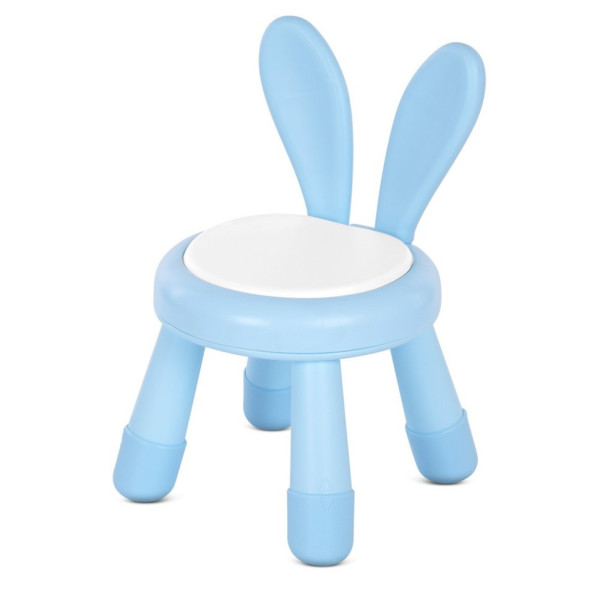Стільчик дитячий HA-039-4 пластик вушка синій