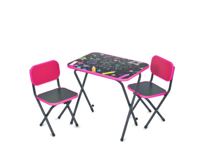 Дитячий Столик Creative Creative Creative малиновий складаний стільниця 60 х 40 см