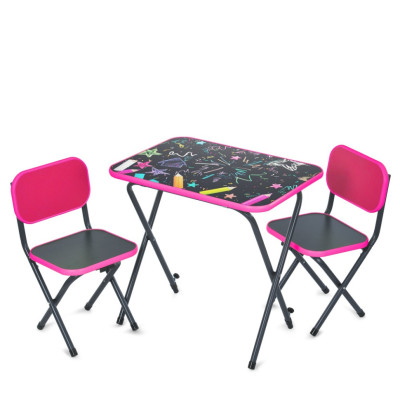 Дитячий Столик Creative Creative Creative малиновий складаний стільниця 60 х 40 см