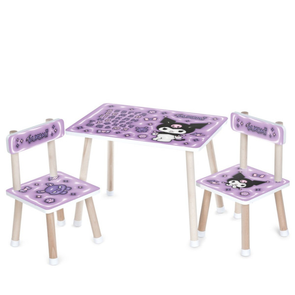 Дитячий Столик M 501-6 стільниця 60 х 40 см 2 стільчики Дитячий Столик M 501-6 стільниця 60 х 40 см 2 стільчики