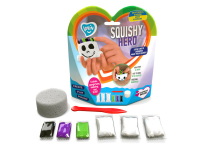 Набір для ліплення з повітряним пластиліном Squishy Scary Ghost ТМ Lovin 70126