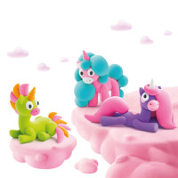 Набір самозатвердіючого пластиліну Райдужні єдинороги: Брайті Спаркі Клауді ЛІПАКА 60054-UA01