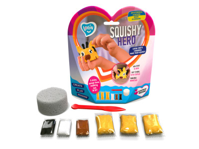 Набір для ліплення з повітряним пластиліном Squishy SquiRaff ТМ Lovin 70127