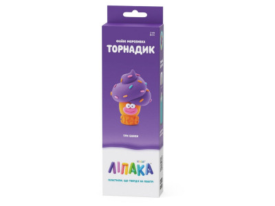 Набір пластиліну "Файні морозивка: Торнадик" ЛІПАКА 30144-UA01 самостійно твердіє Набір пластиліну "Файні морозивка: Торнадик" ЛІПАКА 30144-UA01 самостійно твердіє