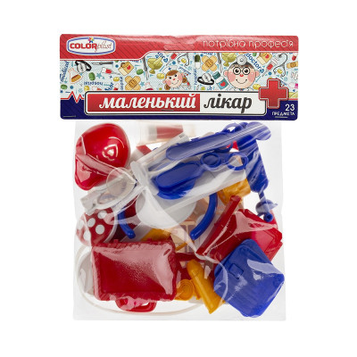 Дитячий ігровий набір лікаря "Маленький лікар" 1-036 23 предмета в наборі