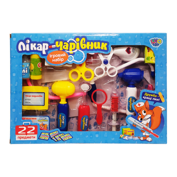 Ігровий набір Лікар-чарівник Limo Toy M 0462 22 предмета B Ігровий набір Лікар-чарівник Limo Toy M 0462 22 предмета B