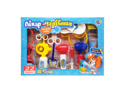 Ігровий набір Лікар-чарівник Limo Toy M 0462 22 предмета D Ігровий набір Лікар-чарівник Limo Toy M 0462 22 предмета D