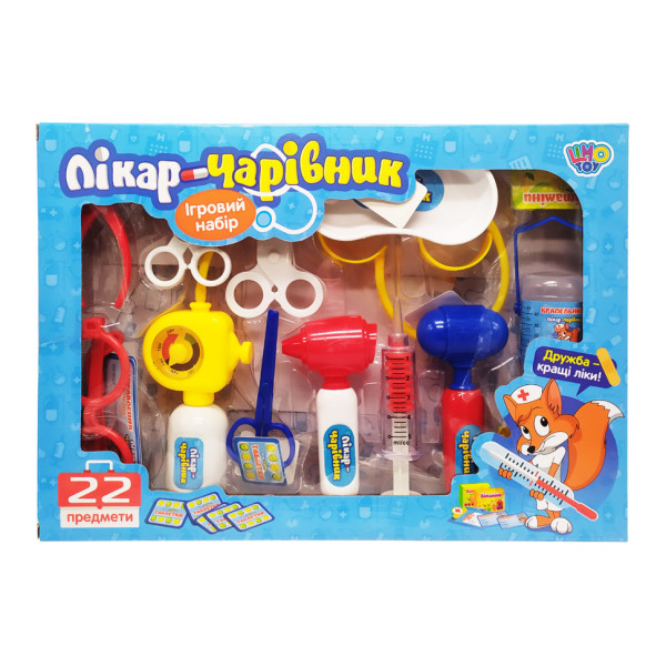 Ігровий набір Лікар-чарівник Limo Toy M 0462 22 предмета D Ігровий набір Лікар-чарівник Limo Toy M 0462 22 предмета D