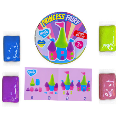 Набір для ліплення із повітряним пластиліном Princess Fairy ТМ Lovin 70138 Castle