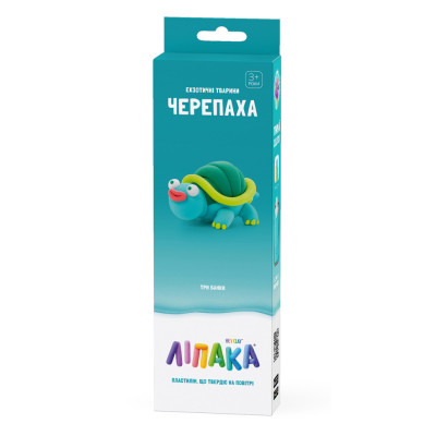 Набір пластиліну що самостійно твердіє Черепаха ЛІПАКА 30126-UA01