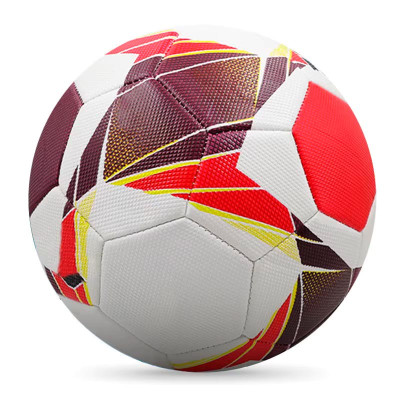 Мяч футбольний "5 PVC 320-350гр бордово-червоний RED