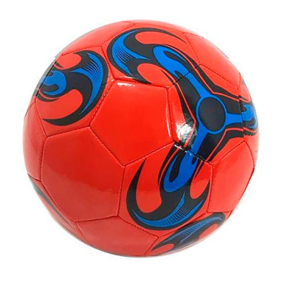 Мяч футбольний "5 PVC червоний ABT057