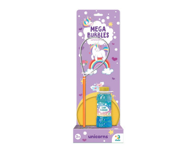 Мильні бульбашки "Mega Bubbles Єдиноріжки" 500118 з тарілкою 450 мл Мильні бульбашки "Mega Bubbles Єдиноріжки" 500118 з тарілкою 450 мл