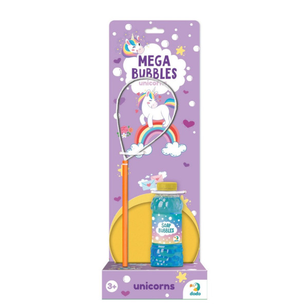 Мильні бульбашки "Mega Bubbles Єдиноріжки" 500118 з тарілкою 450 мл Мильні бульбашки "Mega Bubbles Єдиноріжки" 500118 з тарілкою 450 мл