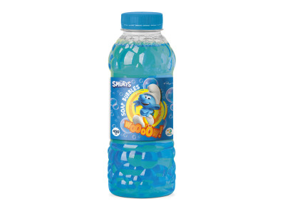 Мильні бульбашки "Mega Bubbles з тарілкою The Smurfs" 200637 обєм 450 мл