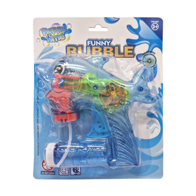Пістолет з мильними бульбашками Дельфінчик 2568(Blue) механічний на блістері