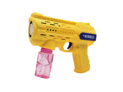 Мильні бульбашки Пістолет QW026(Yellow) 17 см зі світлом