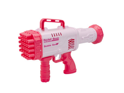 Генератор мильних бульбашок Бластер 009(Pink) 1 ємність з мильною рідиною та тарілочка Генератор мильних бульбашок Бластер 009(Pink) 1 ємність з мильною рідиною та тарілочка