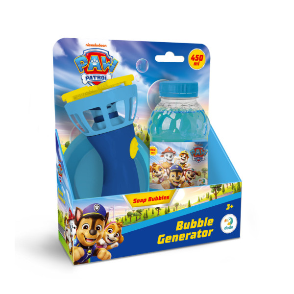 Генератор мильних бульбашок "Paw Patrol" 200736 обєм 450 мл Генератор мильних бульбашок "Paw Patrol" 200736 обєм 450 мл