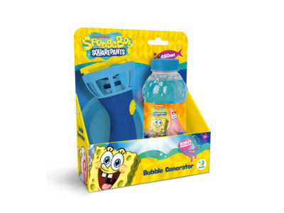 Генератор мильних бульбашок "Sponge Bob" 200738 обєм 450 мл Генератор мильних бульбашок "Sponge Bob" 200738 обєм 450 мл