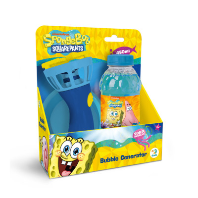 Генератор мильних бульбашок "Sponge Bob" 200738 обєм 450 мл
